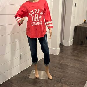 Super Dry 3/4 length t-shirt